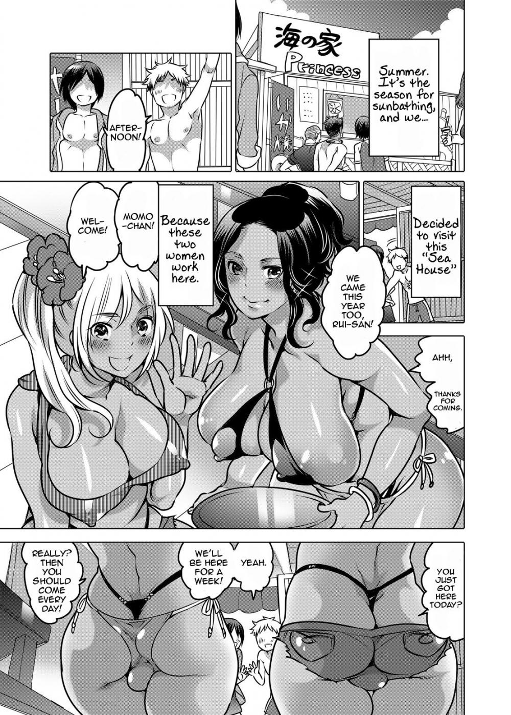 Hentai Manga Comic-NH-san no Pakopako Beach House-Read-2